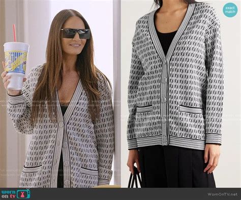 Lisa’s grey print cardigan on The Real Housewives of Salt